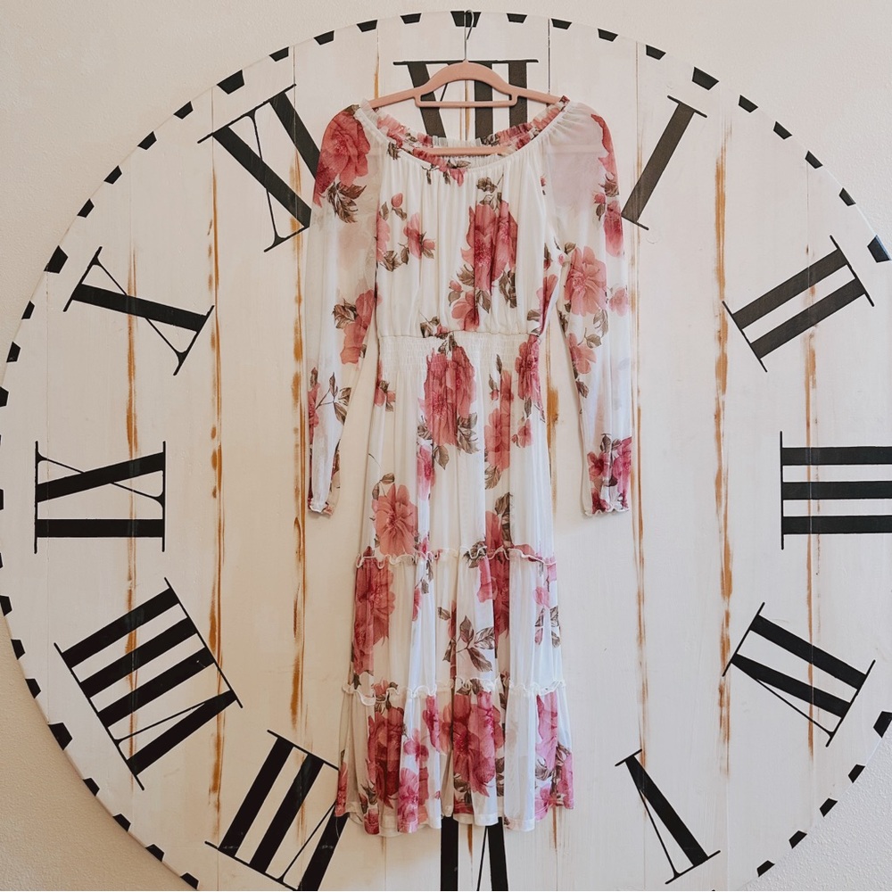 Rose Floral Dress